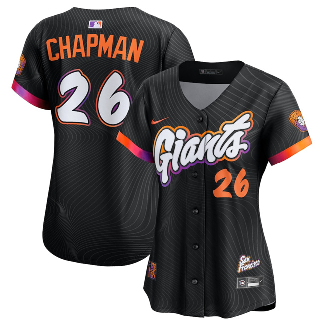 Women's San Francisco Giants ACTIVE PLAYER Custom Anthracite 2025 City Connect Limited Stitched Baseball Jersey(Run Small) Women's San Francisco Giants ACTIVE PLAYER Custom Anthracite 2025 City Connect Limited Stitched Baseball Jersey(Run Small)