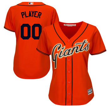 Women's San Francisco Giants Majestic Orange Cool Base Alternate Jersey Women's San Francisco Giants Majestic Orange Cool Base Alternate Jersey