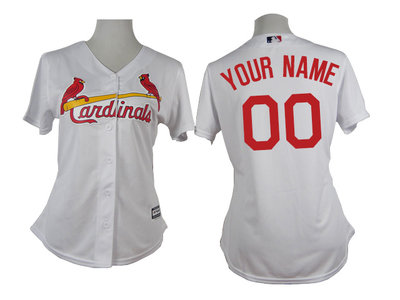 Cardinals White Customized Women New Cool Base Jersey Cardinals White Customized Women New Cool Base Jersey