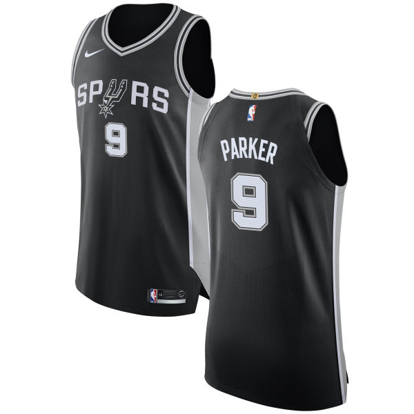 Nike Spurs #9 Tony Parker Black NBA Authentic Icon Edition Jersey Nike Spurs #9 Tony Parker Black NBA Authentic Icon Edition Jersey