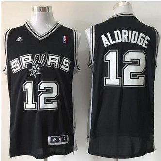 San Antonio Spurs #12 LaMarcus Aldridge Black Road Stitched NBA Jersey San Antonio Spurs #12 LaMarcus Aldridge Black Road Stitched NBA Jersey