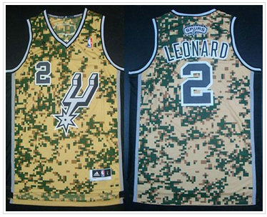 San Antonio Spurs #2 Kawhi Leonard Camo Stitched NBA Jersey San Antonio Spurs #2 Kawhi Leonard Camo Stitched NBA Jersey