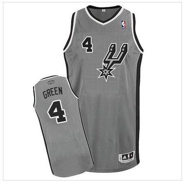 San Antonio Spurs #4 Danny Green Grey Alternate NBA Jersey San Antonio Spurs #4 Danny Green Grey Alternate NBA Jersey