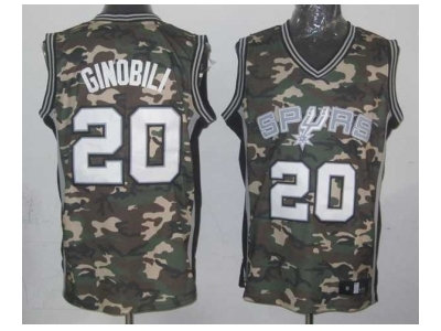 nba san antonio spurs #20 ginobili camo nba san antonio spurs #20 ginobili camo