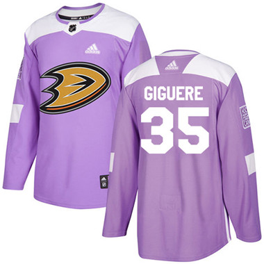 Adidas Ducks #35 Jean-Sebastien Giguere Purple Authentic Fights Cancer Stitched NHL Jersey Adidas Ducks #35 Jean-Sebastien Giguere Purple Authentic Fights Cancer Stitched NHL Jersey