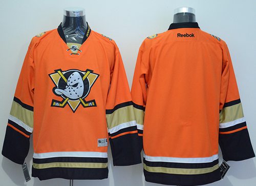 Ducks Blank Orange Alternate Stitched NHL Jersey Ducks Blank Orange Alternate Stitched NHL Jersey