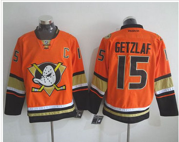 Anaheim Ducks #15 Ryan Getzlaf Orange Alternate Stitched NHL Jersey Anaheim Ducks #15 Ryan Getzlaf Orange Alternate Stitched NHL Jersey