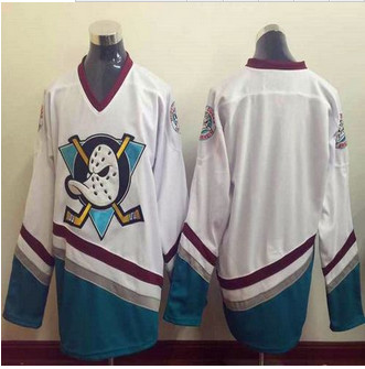 Anaheim Ducks Blank White CCM Throwback NHL Jersey Anaheim Ducks Blank White CCM Throwback NHL Jersey