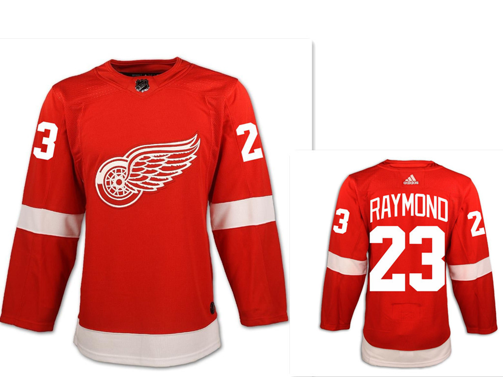 Men's Detroit Red Wings #23 Lucas Raymond Red Home Hockey Stitched NHL Jersey Men's Detroit Red Wings #23 Lucas Raymond Red Home Hockey Stitched NHL Jersey