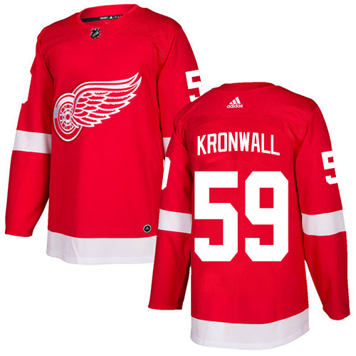 Adidas Red Wings #59 Niklas Kronwall Red Home Authentic Stitched NHL Jersey Adidas Red Wings #59 Niklas Kronwall Red Home Authentic Stitched NHL Jersey