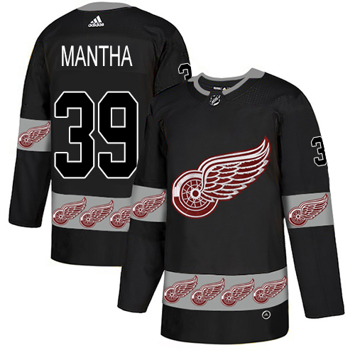 Adidas Red Wings #39 Anthony Mantha Black Authentic Team Logo Fashion Stitched NHL Jersey Adidas Red Wings #39 Anthony Mantha Black Authentic Team Logo Fashion Stitched NHL Jersey