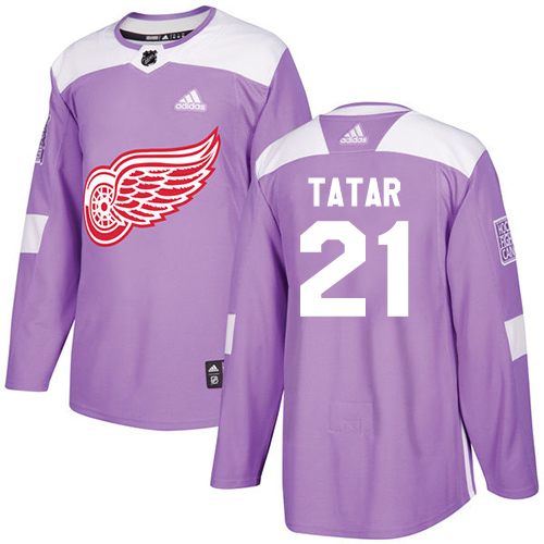 Adidas Red Wings #21 Tomas Tatar Purple Authentic Fights Cancer Stitched NHL Jersey Adidas Red Wings #21 Tomas Tatar Purple Authentic Fights Cancer Stitched NHL Jersey