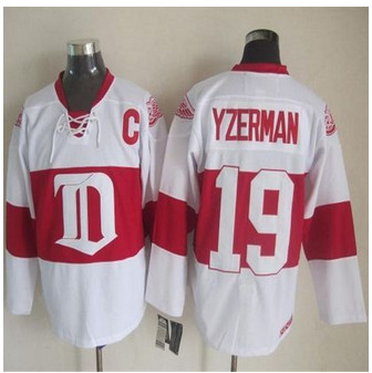 Detroit Red Wings #19 Steve Yzerman White Winter Classic CCM Throwback Stitched NHL jersey Detroit Red Wings #19 Steve Yzerman White Winter Classic CCM Throwback Stitched NHL jersey