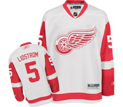 Detroit Red Wings 5 Nicklas Lidstrom white Detroit Red Wings 5 Nicklas Lidstrom white