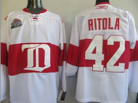 NHL Jerseys Deroit Red wings 42 Ritola White WINTER CLASSIC NHL Jerseys Deroit Red wings 42 Ritola White WINTER CLASSIC