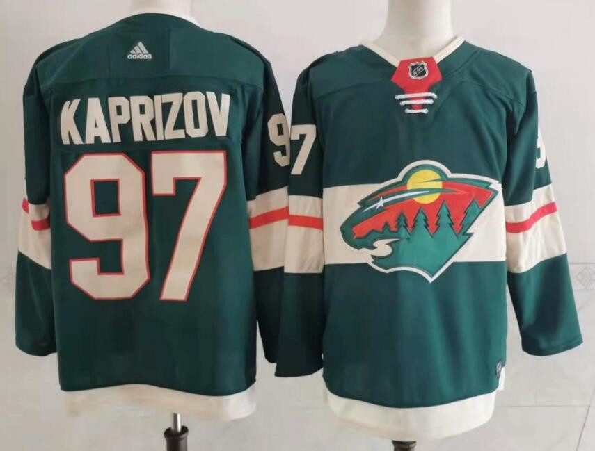 Wild 97 Kirill Kaprizov Green Adidas Jersey Wild 97 Kirill Kaprizov Green Adidas Jersey