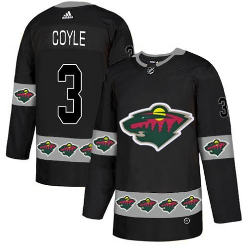 Adidas Wild #3 Charlie Coyle Black Authentic Team Logo Fashion Stitched NHL Jersey Adidas Wild #3 Charlie Coyle Black Authentic Team Logo Fashion Stitched NHL Jersey
