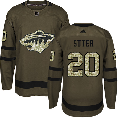 Adidas Wild #20 Ryan Suter Green Salute to Service Stitched NHL Jersey Adidas Wild #20 Ryan Suter Green Salute to Service Stitched NHL Jersey