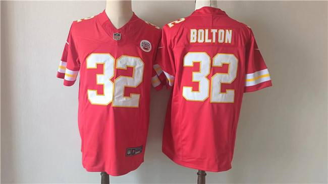 Men’s Kansas City Chiefs #32 Nick Bolton Red 2023 F.U.S.E. Vapor Untouchable Limited Stitched Jersey Men’s Kansas City Chiefs #32 Nick Bolton Red 2023 F.U.S.E. Vapor Untouchable Limited Stitched Jersey