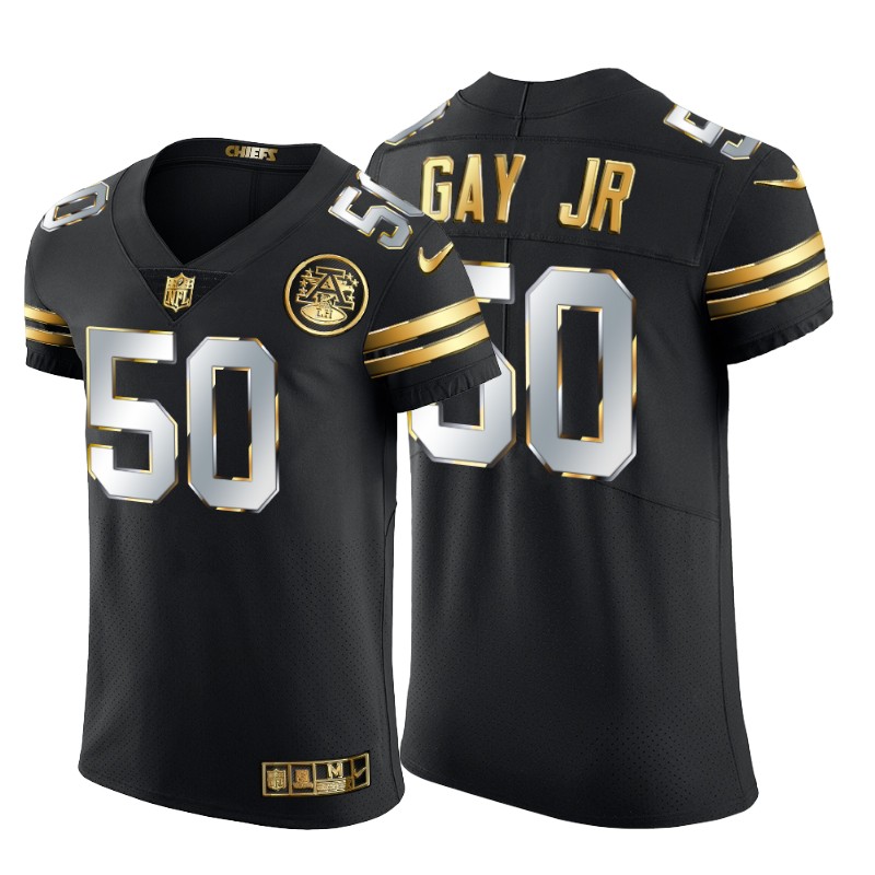 Kansas City Chiefs #50 Willie Gay Jr. Men's Nike Black Edition Vapor Untouchable Elite NFL Jersey Kansas City Chiefs #50 Willie Gay Jr. Men's Nike Black Edition Vapor Untouchable Elite NFL Jersey