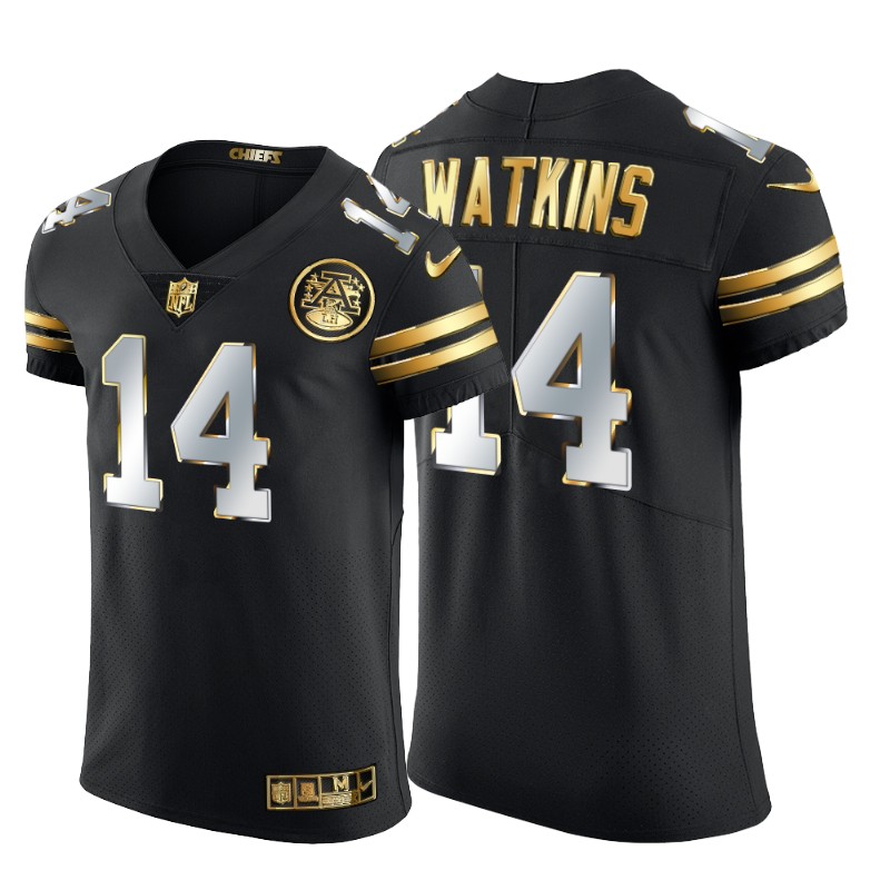 Kansas City Chiefs #14 Sammy Watkins Men's Nike Black Edition Vapor Untouchable Elite NFL Jersey Kansas City Chiefs #14 Sammy Watkins Men's Nike Black Edition Vapor Untouchable Elite NFL Jersey