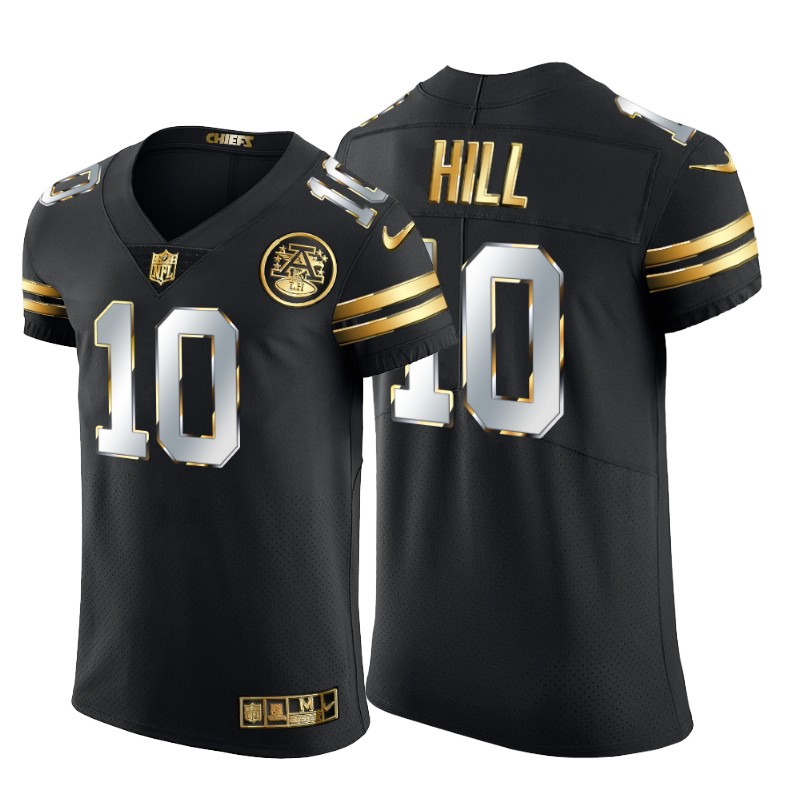 Kansas City Chiefs #10 Tyreek Hill Men's Nike Black Edition Vapor Untouchable Elite NFL Jersey Kansas City Chiefs #10 Tyreek Hill Men's Nike Black Edition Vapor Untouchable Elite NFL Jersey