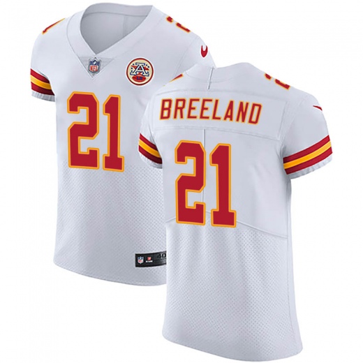 Nike Chiefs #21 Bashaud Breeland White Men's Stitched NFL Vapor Untouchable Elite Jersey Nike Chiefs #21 Bashaud Breeland White Men's Stitched NFL Vapor Untouchable Elite Jersey