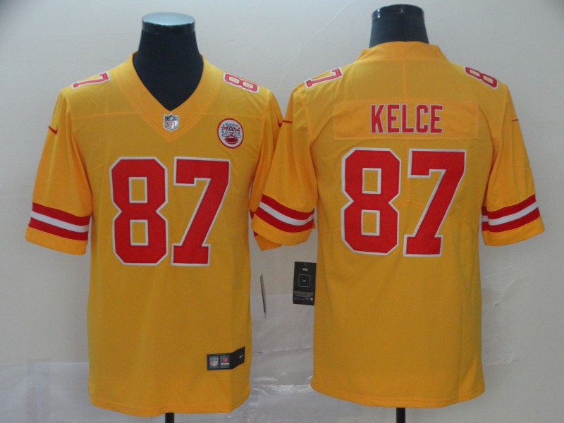 Nike Chiefs 87 Travis Kelce Gold Inverted Legend Limited Jersey Nike Chiefs 87 Travis Kelce Gold Inverted Legend Limited Jersey