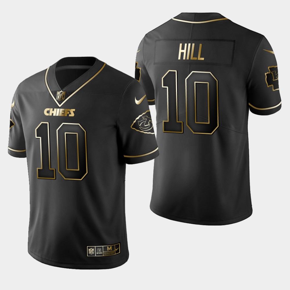 Nike Chiefs 10 Tyreek Hill Black Gold Vapor Untouchable Limited Jersey Nike Chiefs 10 Tyreek Hill Black Gold Vapor Untouchable Limited Jersey