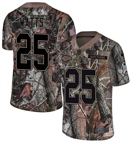 Nike Chiefs #25 Armani Watts Camo Men's Stitched NFL Limited Rush Realtree Jersey Nike Chiefs #25 Armani Watts Camo Men's Stitched NFL Limited Rush Realtree Jersey