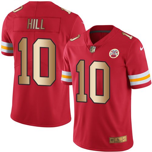 Nike Chiefs 10 Tyreek Hillt Red Gold Vapor Untouchable Limited Jersey Nike Chiefs 10 Tyreek Hillt Red Gold Vapor Untouchable Limited Jersey