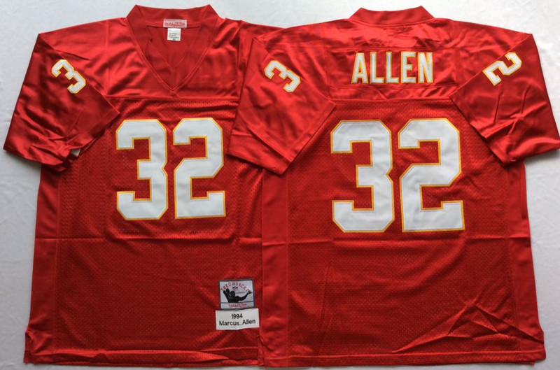 Mitchell And Ness Chiefs #32 marcus allen red Throwback Stitched NFL Jersey Mitchell And Ness Chiefs #32 marcus allen red Throwback Stitched NFL Jersey
