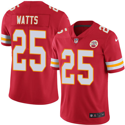 Nike Chiefs #25 Armani Watts Red Team Color Men's Stitched NFL Vapor Untouchable Limited Jersey Nike Chiefs #25 Armani Watts Red Team Color Men's Stitched NFL Vapor Untouchable Limited Jersey
