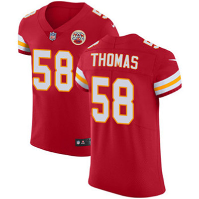Nike Chiefs #58 Derrick Thomas Red Team Color Men's Stitched NFL Vapor Untouchable Elite Jersey Nike Chiefs #58 Derrick Thomas Red Team Color Men's Stitched NFL Vapor Untouchable Elite Jersey
