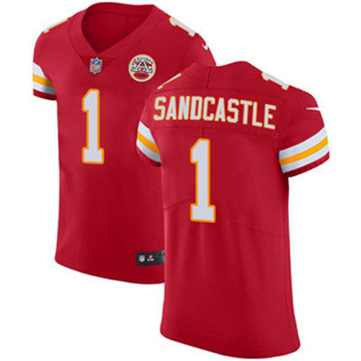 Nike Chiefs #1 Leon Sandcastle Red Team Color Men's Stitched NFL Vapor Untouchable Elite Jersey Nike Chiefs #1 Leon Sandcastle Red Team Color Men's Stitched NFL Vapor Untouchable Elite Jersey
