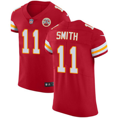 Nike Chiefs #11 Alex Smith Red Team Color Men's Stitched NFL Vapor Untouchable Elite Jersey Nike Chiefs #11 Alex Smith Red Team Color Men's Stitched NFL Vapor Untouchable Elite Jersey