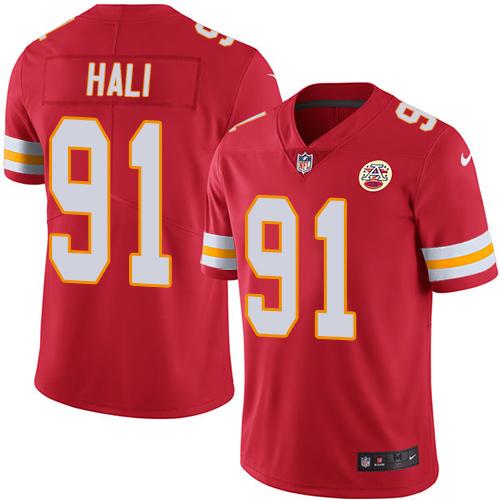 Nike Chiefs #91 Tamba Hali Red Team Color Men's Stitched NFL Vapor Untouchable Limited Jersey Nike Chiefs #91 Tamba Hali Red Team Color Men's Stitched NFL Vapor Untouchable Limited Jersey