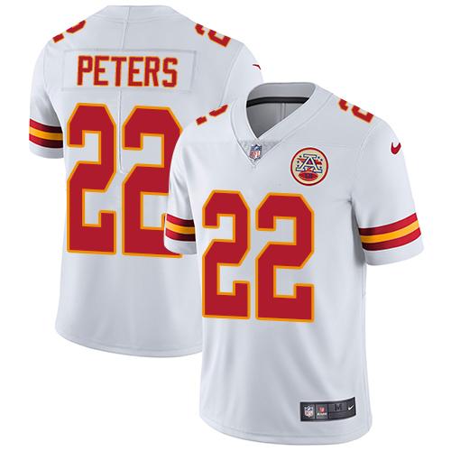 Nike Chiefs #22 Marcus Peters White Men's Stitched NFL Vapor Untouchable Limited Jersey Nike Chiefs #22 Marcus Peters White Men's Stitched NFL Vapor Untouchable Limited Jersey