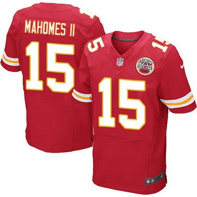 Nike Chiefs #15 Patrick Mahomes II Red Team Color Men's Stitched NFL Elite Jersey Nike Chiefs #15 Patrick Mahomes II Red Team Color Men's Stitched NFL Elite Jersey