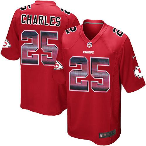 Nike Chiefs #25 Jamaal Charles Red Team Color Men's Stitched NFL Limited Strobe Jersey Nike Chiefs #25 Jamaal Charles Red Team Color Men's Stitched NFL Limited Strobe Jersey