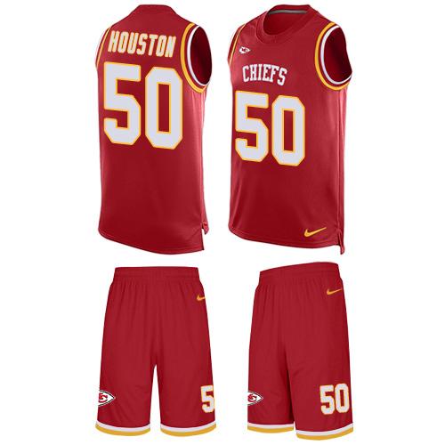 Nike Chiefs #50 Justin Houston Red Team Color Men's Stitched NFL Limited Tank Top Suit Jersey Nike Chiefs #50 Justin Houston Red Team Color Men's Stitched NFL Limited Tank Top Suit Jersey