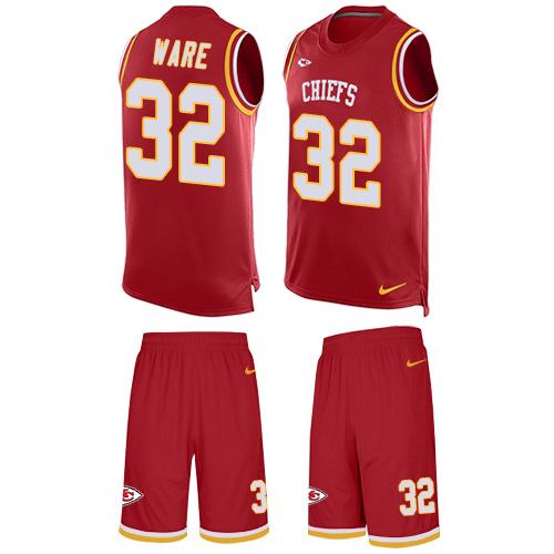Nike Chiefs #32 Spencer Ware Red Team Color Men's Stitched NFL Limited Tank Top Suit Jersey Nike Chiefs #32 Spencer Ware Red Team Color Men's Stitched NFL Limited Tank Top Suit Jersey