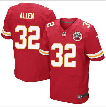 Nike Kansas City Chiefs #32 Marcus Allen Red Team Color Men's Stitched NFL Elite Jersey Nike Kansas City Chiefs #32 Marcus Allen Red Team Color Men's Stitched NFL Elite Jersey
