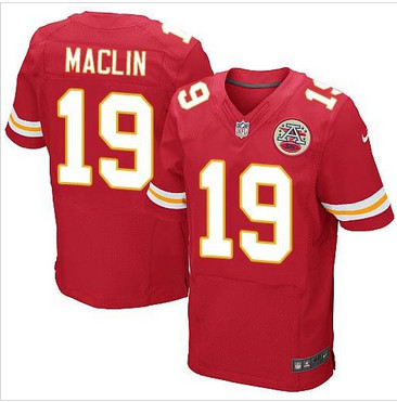 NEW Kansas City Chiefs #19 Jeremy Maclin Red Team Color Men's Stitched NFL Elite Jersey NEW Kansas City Chiefs #19 Jeremy Maclin Red Team Color Men's Stitched NFL Elite Jersey