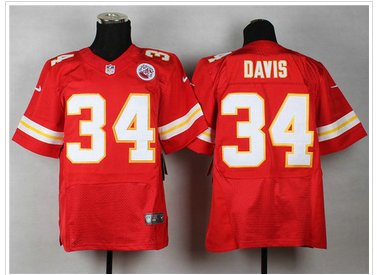 NEW Kansas City Chiefs #34 Knile Davis Team Color Elite NFL Jersey NEW Kansas City Chiefs #34 Knile Davis Team Color Elite NFL Jersey