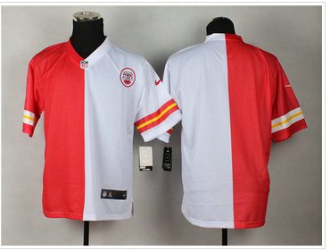 NEW Kansas City Chiefs Bank Men's Stitched Elite Split Jersey NEW Kansas City Chiefs Bank Men's Stitched Elite Split Jersey