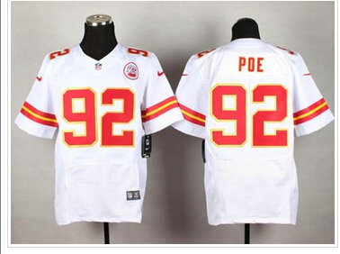 New Kansas City Chiefs #92 Dontari Poe White NFL Elite Jersey New Kansas City Chiefs #92 Dontari Poe White NFL Elite Jersey