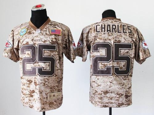 NEW Kansas City Chiefs #25 Jamaal Charles Camo NFL Elite USMC Jersey(USA) NEW Kansas City Chiefs #25 Jamaal Charles Camo NFL Elite USMC Jersey(USA)