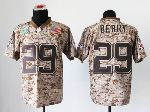 NEW Kansas City Chiefs #29 Eric Berry Camo NFL Elite USMC Jersey(USA) NEW Kansas City Chiefs #29 Eric Berry Camo NFL Elite USMC Jersey(USA)