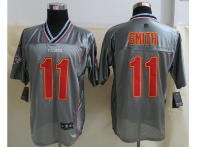 NEW Kansas City Chiefs #11 Smith Grey Jerseys(Vapor Elite) NEW Kansas City Chiefs #11 Smith Grey Jerseys(Vapor Elite)